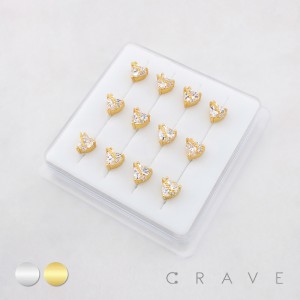 CELESTIAL HEART PLANET 316L SURGICAL STEEL L-SHAPE NOSE BOX